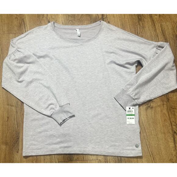 Ideology Women's Fitness Activewear Sweatshirt Pink Heather Size Large NWT - Picture 4 of 10